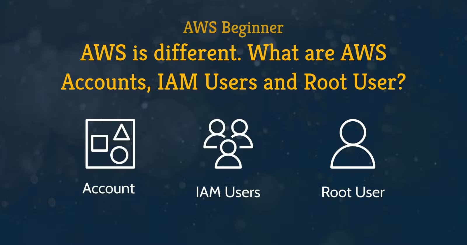 No uses la cuenta ROOT de AWS!