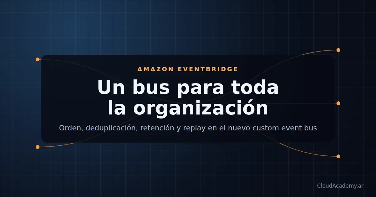 Portada: Amazon EventBridge, un bus para toda la organización