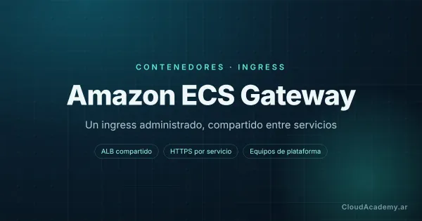 Portada: Amazon ECS Gateway, un ingress administrado y compartido entre servicios